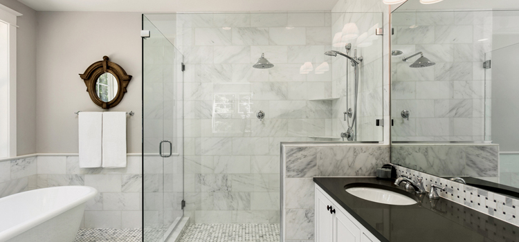 bathroom shower door installation in Bayonet Point